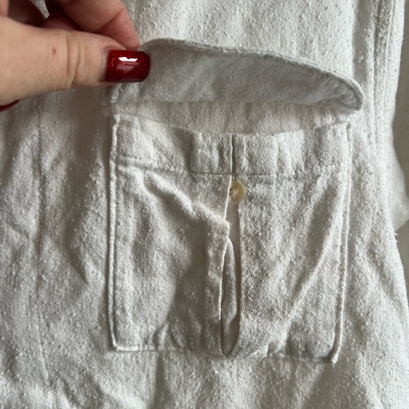 Aime Leon Dore Mechanic Shirt- white cotton blend M - Picture 3 of 13